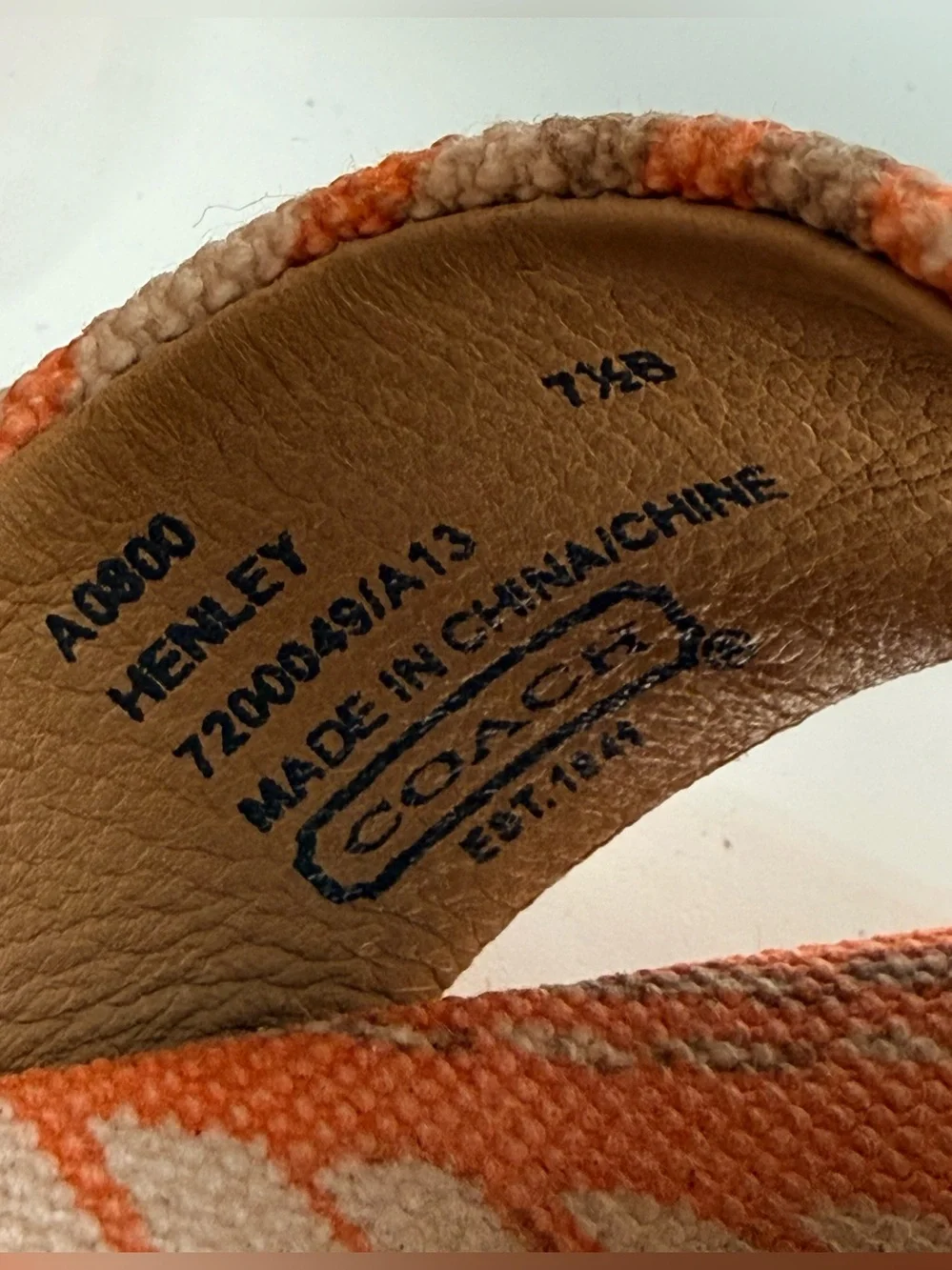 Coach women’s henley